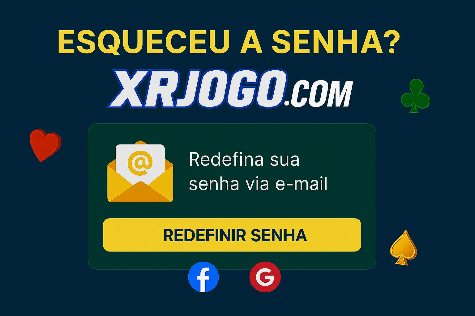 Criar uma nova Conta no plataforma XRJOGO.COM